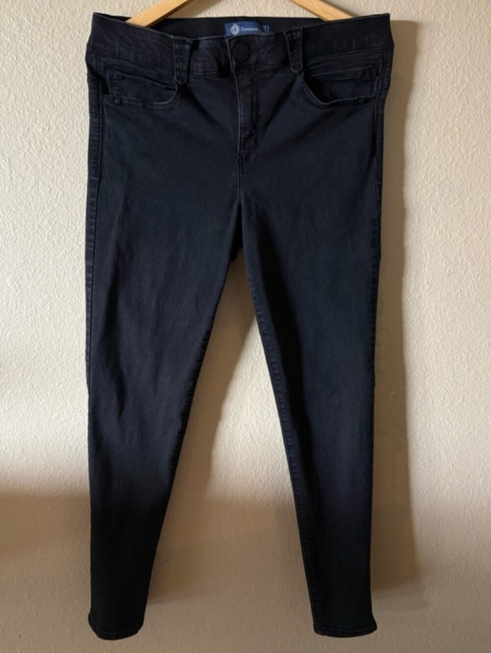 Democracy Ab Solution Black Skinny Jeans 14 Stretch Jegging Slim Fit